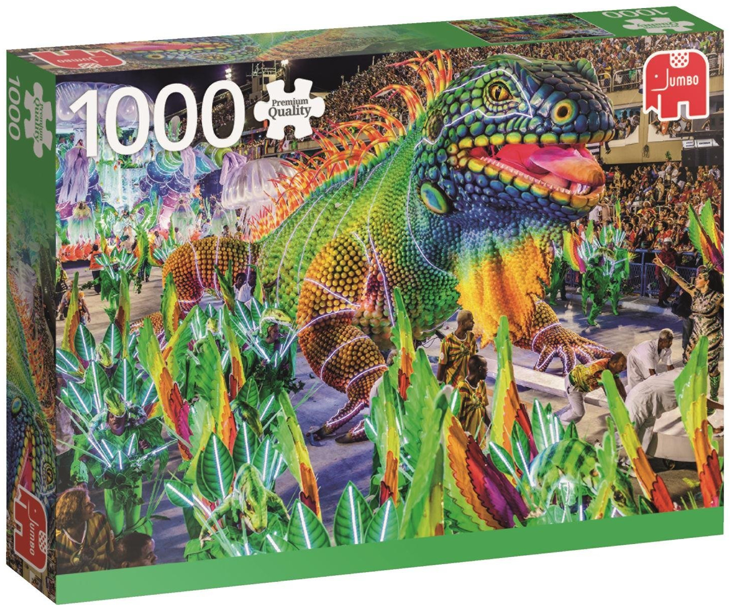 Пъзел Jumbo от 1000 части - Карнавал в Рио