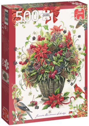 Пъзел Jumbo от 500 части - Зимен букет