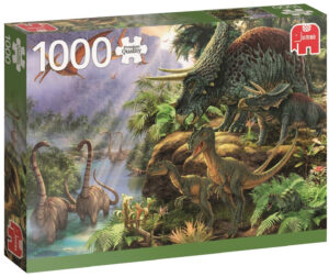 Пъзел Jumbo от 1000 части - Долината на динозаврите