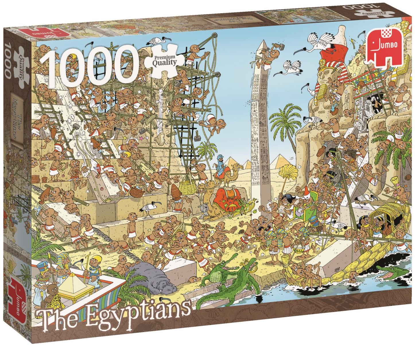 Пъзел Jumbo от 1000 части - Част от историята на Египет