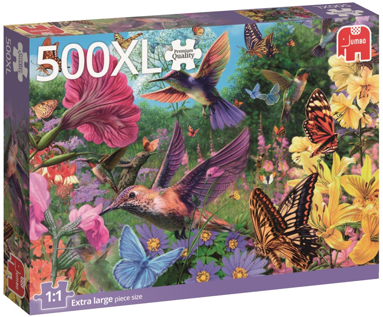 Пъзел Jumbo от 500 XL части - Колибри