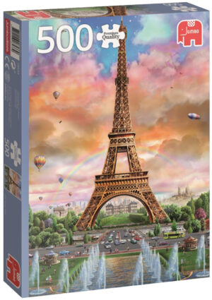 Пъзел Jumbo от 500 части - Айфеловата кула, Париж