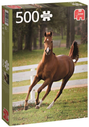 Пъзел Jumbo от 500 части - Бягащ кон