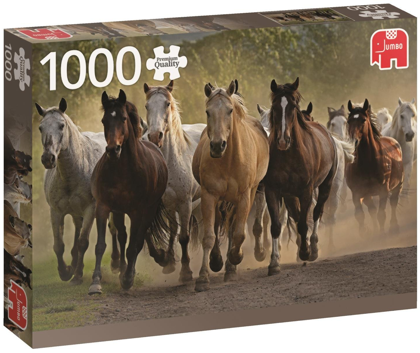 Пъзел Jumbo от 1000 части - Коне