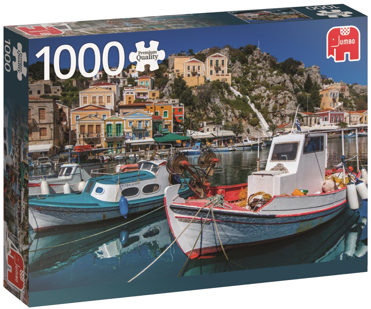 Пъзел Jumbo от 1000 части - Сими, Гърция