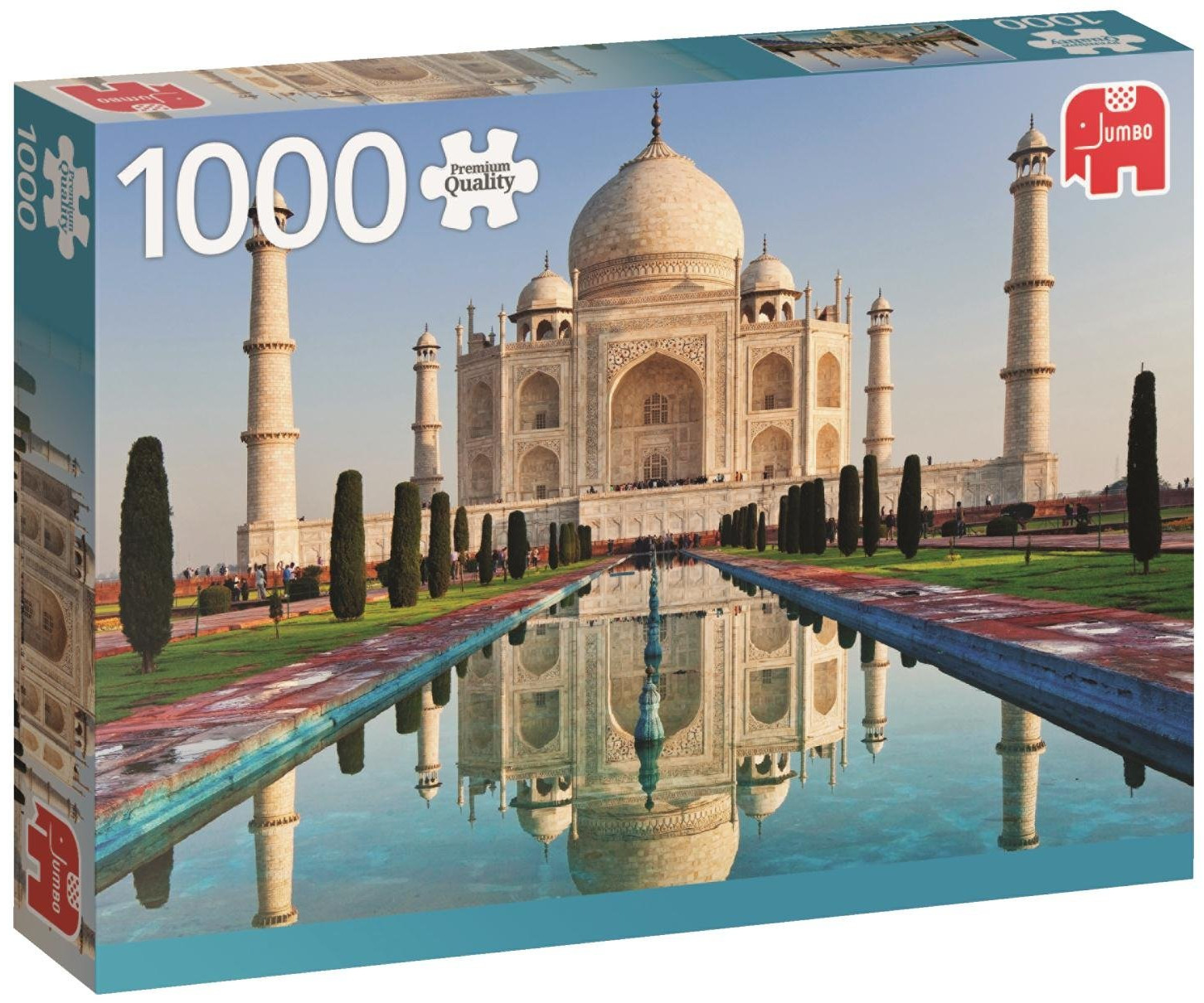 Пъзел Jumbo от 1000 части - Тадж Махал, Индия