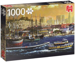 Пъзел Jumbo от 1000 части - Пристанището в Сан Франциско