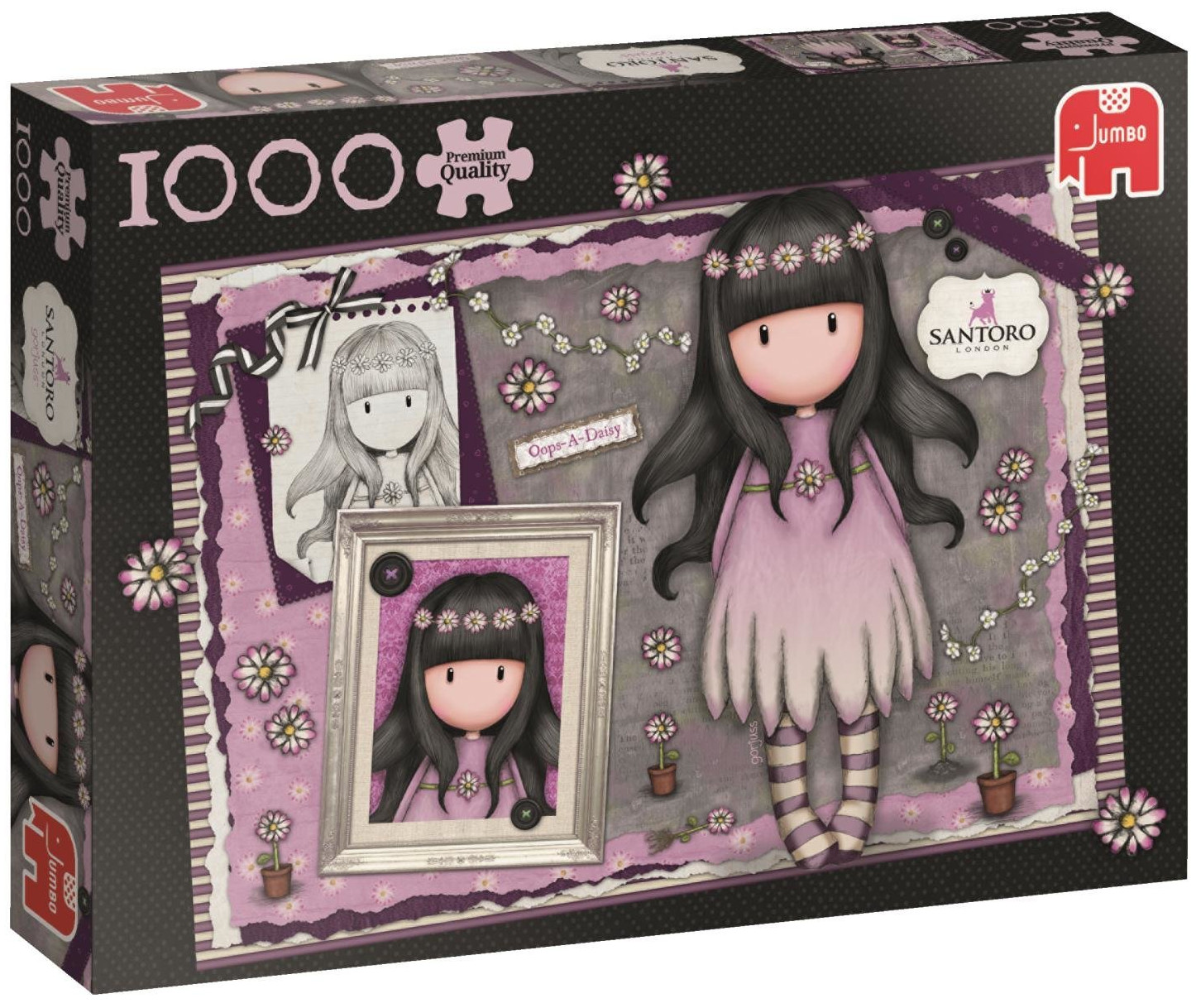 Пъзел Jumbo от 1000 части - Gorjuss, Дейзи