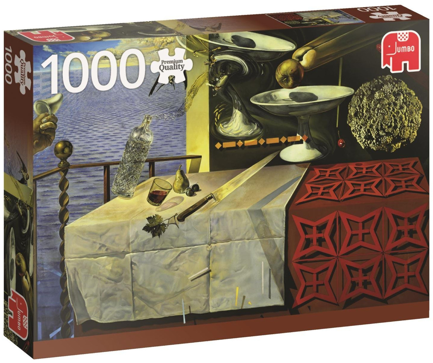 Пъзел Jumbo от 1000 части - Натюрморт, Салвадор Дали