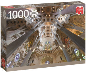 Пъзел Jumbo от 1000 части - Саграда Фамилия, Барселона
