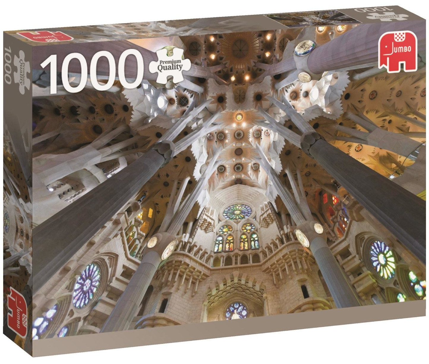 Пъзел Jumbo от 1000 части - Саграда Фамилия, Барселона