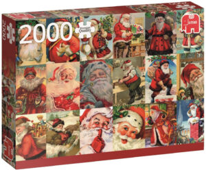 Пъзел Jumbo от 2000 части - Винтидж Дядо Коледа