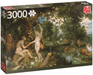 Пъзел Jumbo от 3000 части - Райската градина, Петер Паул Рубенс