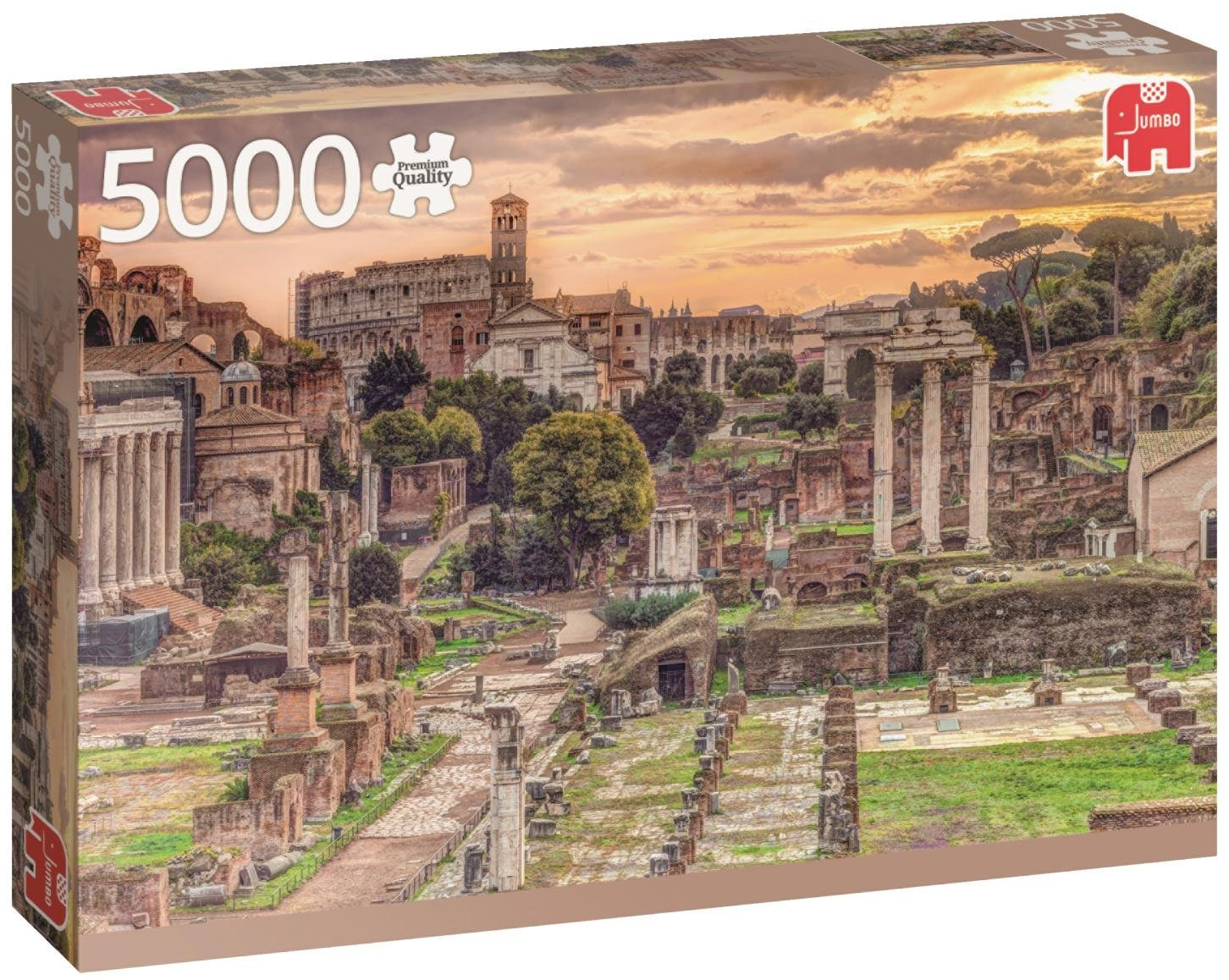 Пъзел Jumbo от 5000 части - Римски форум, Рим
