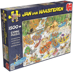 Пъзел Jumbo от 1500 части - Рафтинг в бурни води, Ян ван Хаастерен