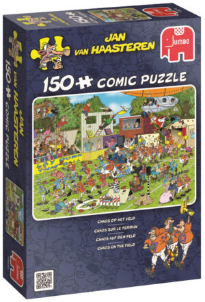 Пъзел Jumbo от 150 части - Хаос на терена, Ян ван Хаастерен