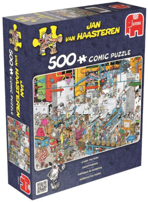 Пъзел Jumbo от 500 части - Фабрика за бонбони, Ян ван Хаастерен