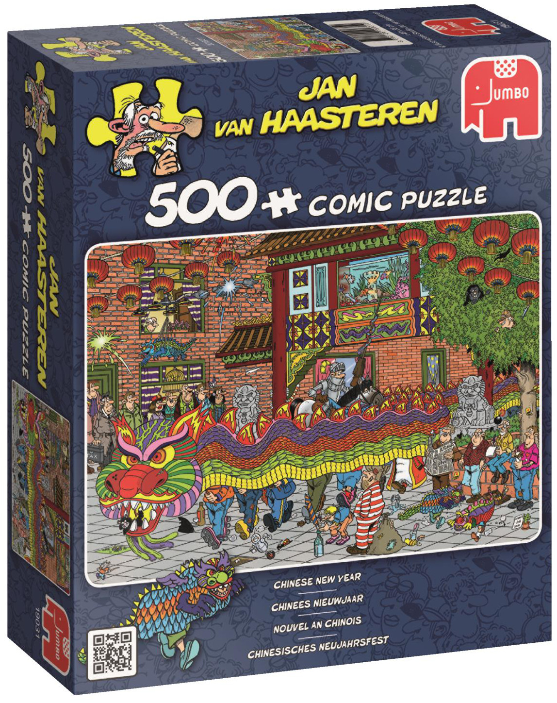 Пъзел Jumbo от 500 части - Китайската Нова година, Ян ван Хаастерен