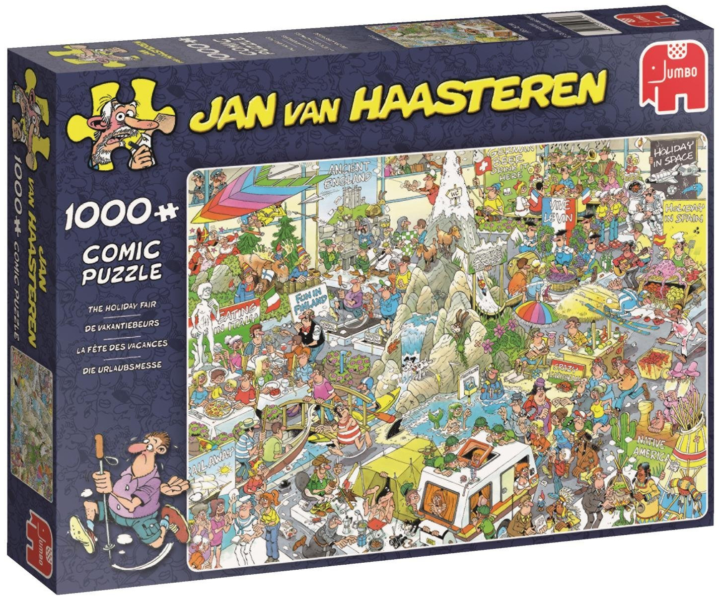 Пъзел Jumbo от 1000 части - Празничен панаир, Ян ван Хаастерен