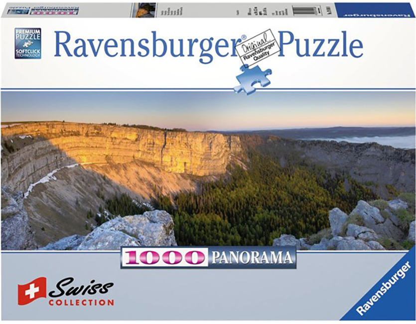 Панорамен пъзел Ravensburger от 1000 части - Крю дю ван