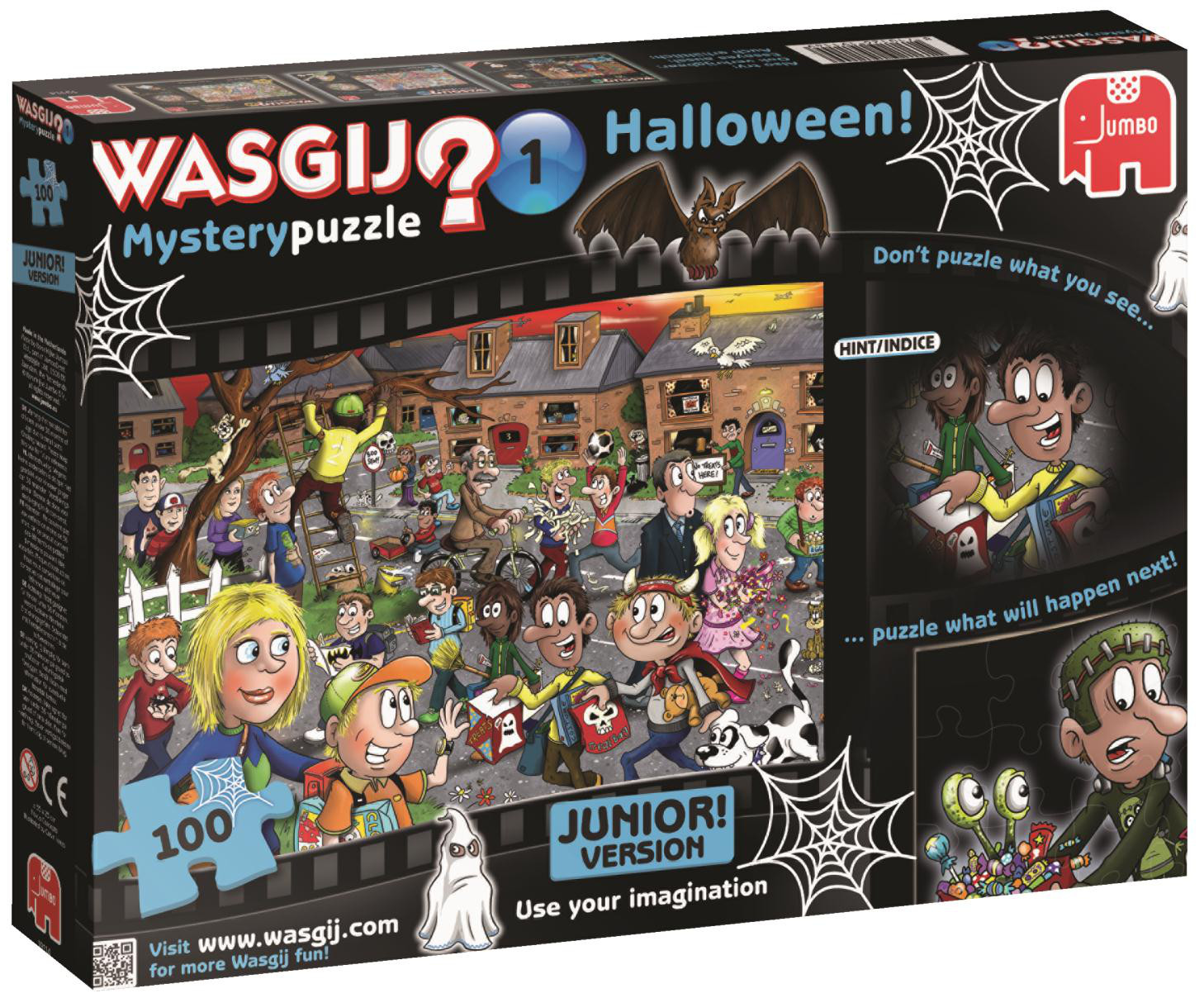 Пъзел-загадка Jumbo от 100 части - Хелоуин