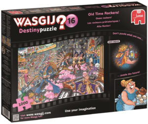 Пъзел-загадка Jumbo от 1000 части - Рокерите от едно време