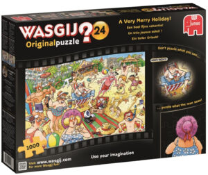 Пъзел-загадка Jumbo от 1000 части - Весели празници