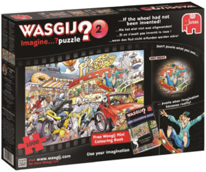 Пъзел-загадка Jumbo от 1000 части - Ако колелото не беше изобретено