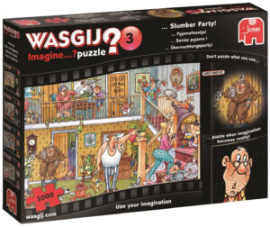 Пъзел-загадка Jumbo от 1000 части - Парти за сън!