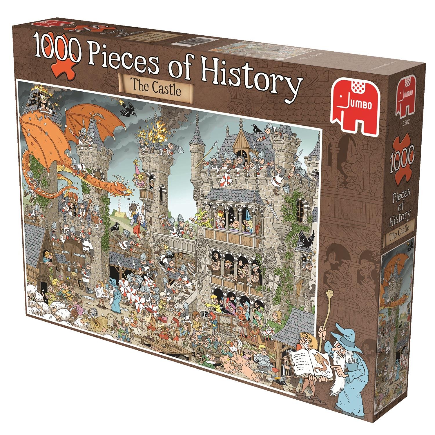 Пъзел Jumbo от 1000 части - Късчета от историята, Замъкът, Деркс