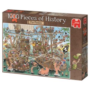 Пъзел Jumbo от 1000 части - Късчета от историята, Пирати, Деркс