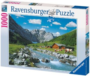 Пъзел Ravensburger от 1000 части - Австрийските планини