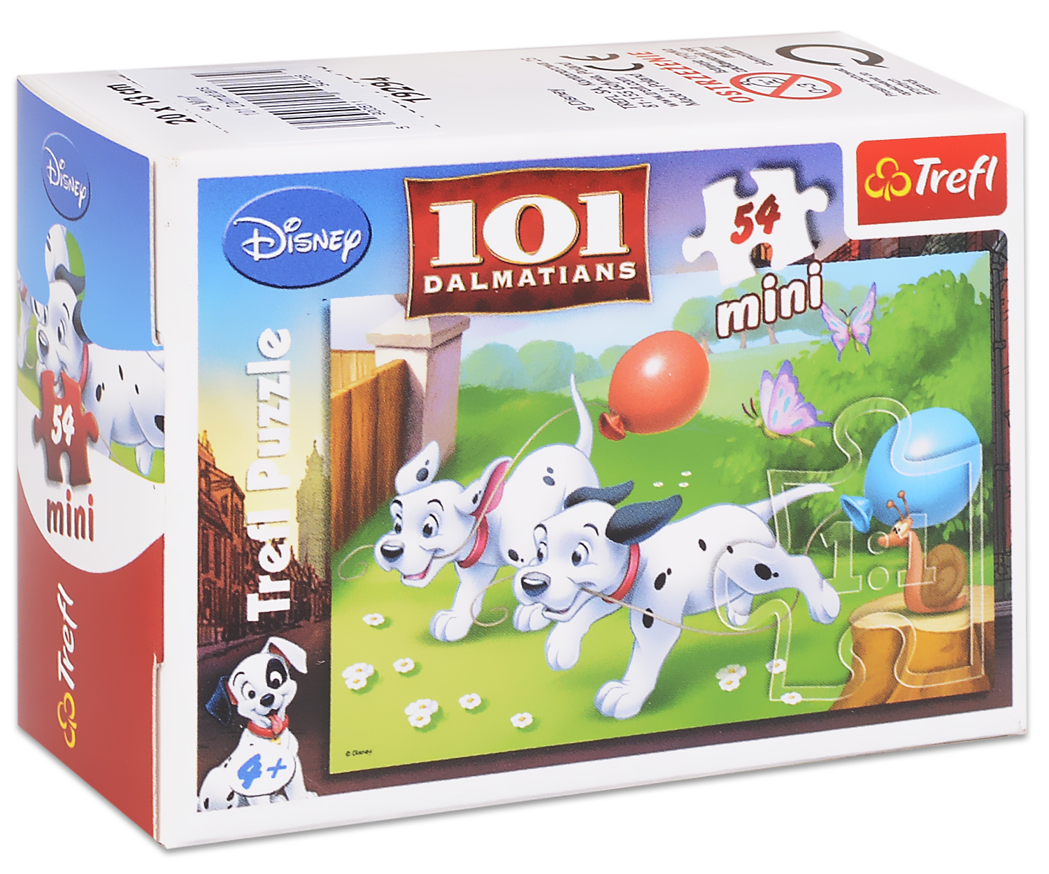 Мини пъзел Trefl от 54 части - 101 Далматинци