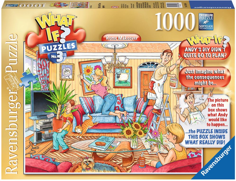 Пъзел Ravensburger от 1000 части - Преобразяване на дома