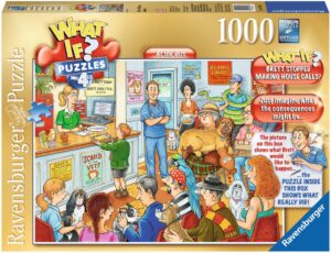 Пъзел Ravensburger от 1000 части - При ветеринаря