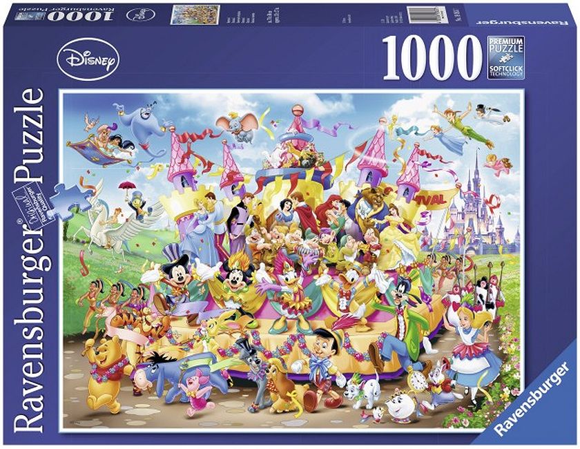 Пъзел Ravensburger от 1000 части - Дисни карнавал