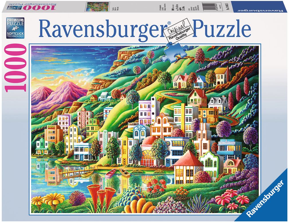 Пъзел Ravensburger от 1000 части - Град мечта, Анди Ръсел