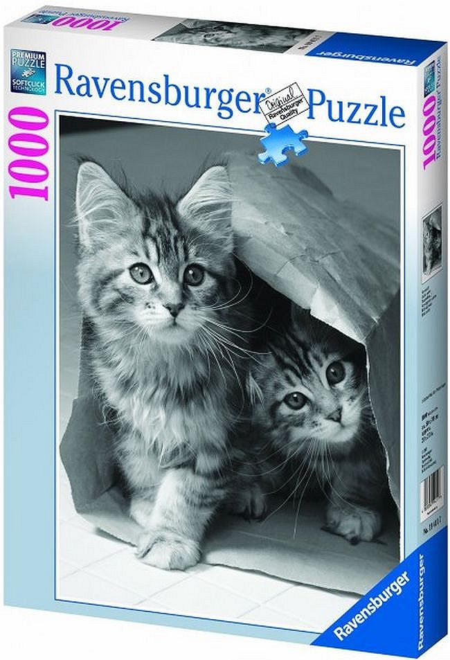 Пъзел Ravensburger от 1000 части - Котки