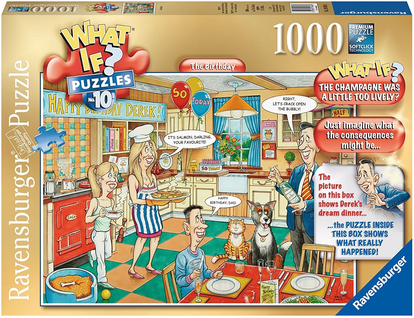 Пъзел Ravensburger от 1000 части - Рожден ден