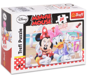 Мини пъзел Trefl от 54 части - Мини Маус и Дейзи