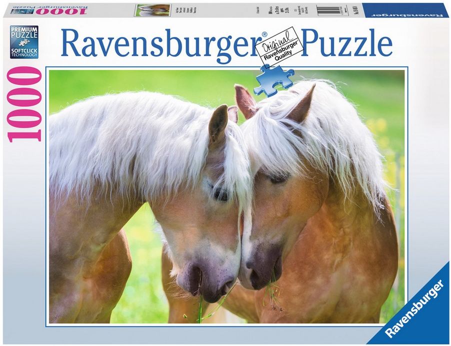 Пъзел Ravensburger от 1000 части - Влюбени кончета