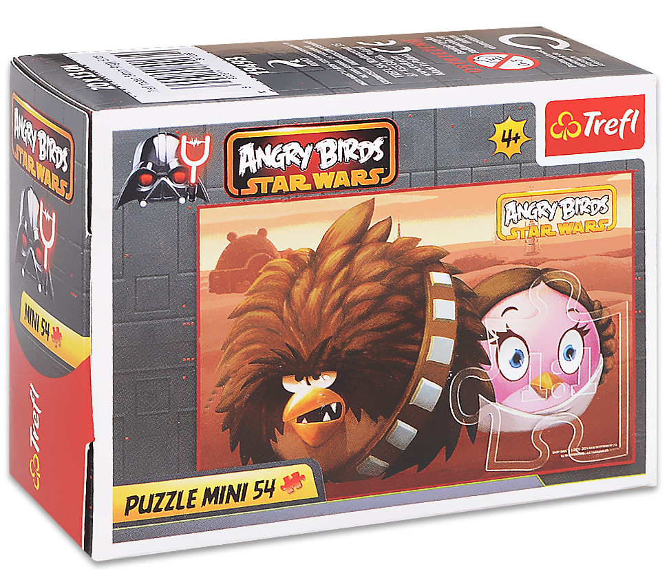 Мини пъзел Trefl от 54 части - Angry Birds