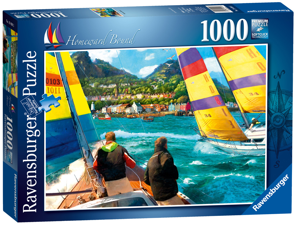 Пъзел Ravensburger от 1000 части - Регата