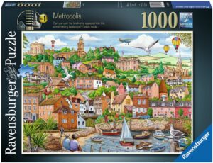 Пъзел Ravensburger от 1000 части - Метрополис