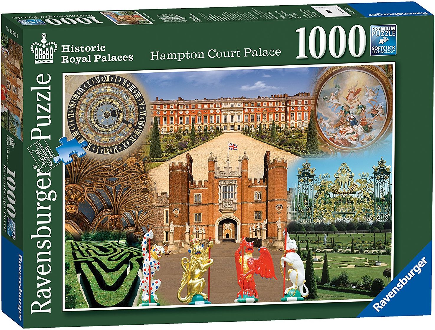 Пъзел Ravensburger от 1000 части - Хамптън Корт