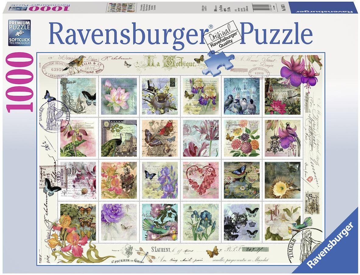 Пъзел Ravensburger от 1000 части - Марки
