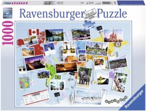 Пъзел Ravensburger от 1000 части - Околосветско пътешествие