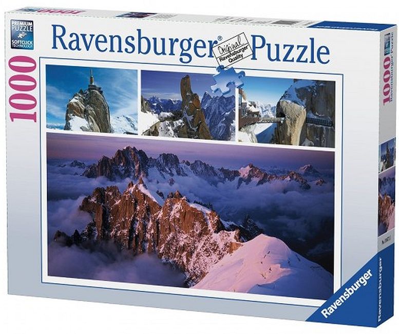 Пъзел Ravensburger от 1000 части - Монблан