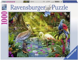 Пъзел Ravensburger от 1000 части - Птичи Рай