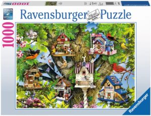 Пъзел Ravensburger от 1000 части - Птичи град